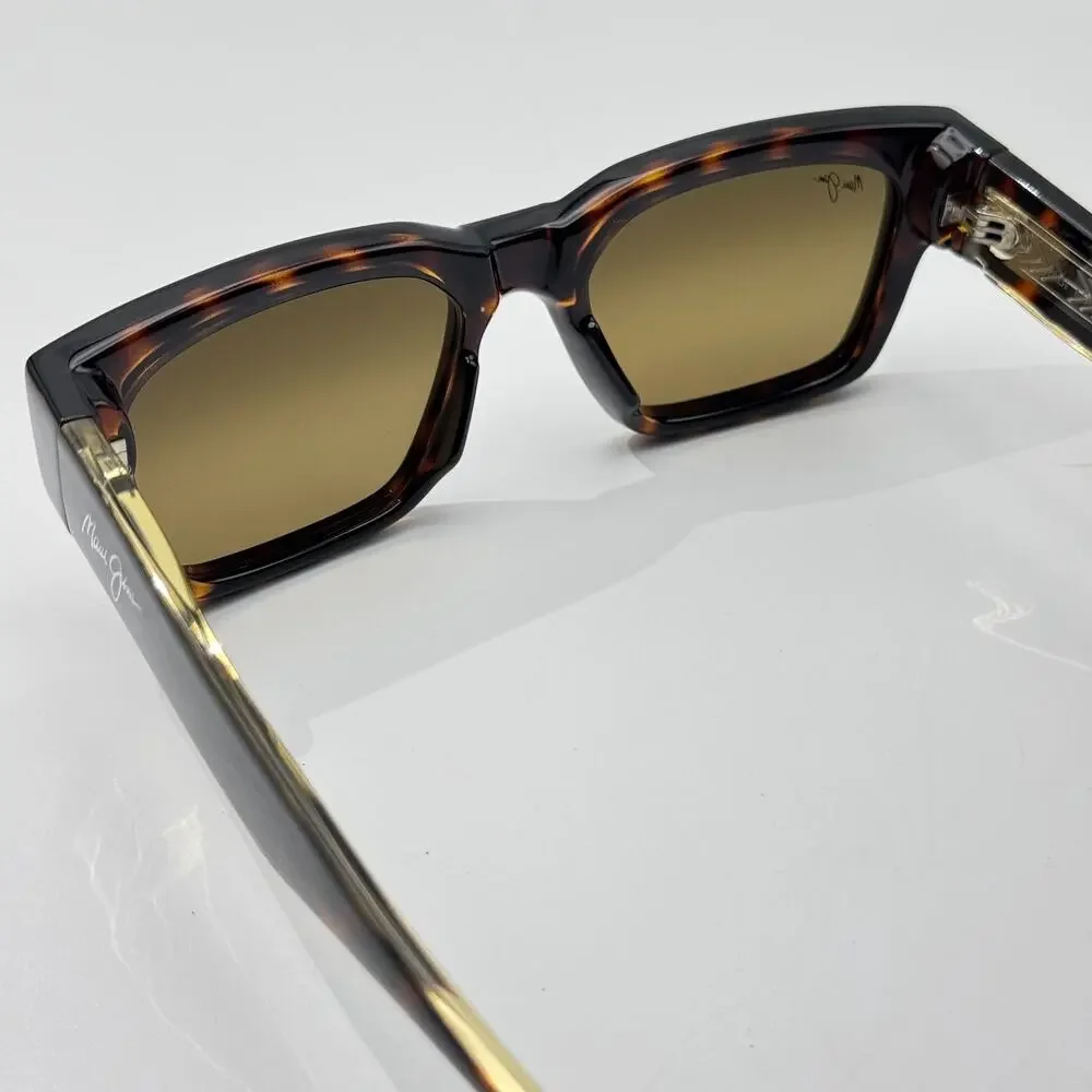 Maui Jim Sunglasses Kenui STG-SG MJ642-10 Dark Havana Frame Polarized 53mm